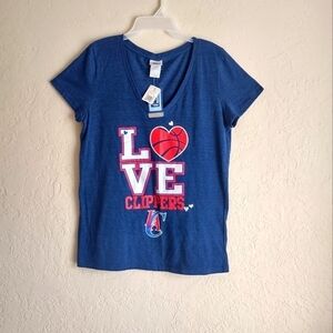 NBA LA Clippers Women's Blue T Shirt Size XL